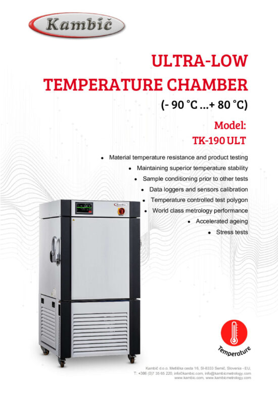 Temperature Chambers – Kambič Metrology